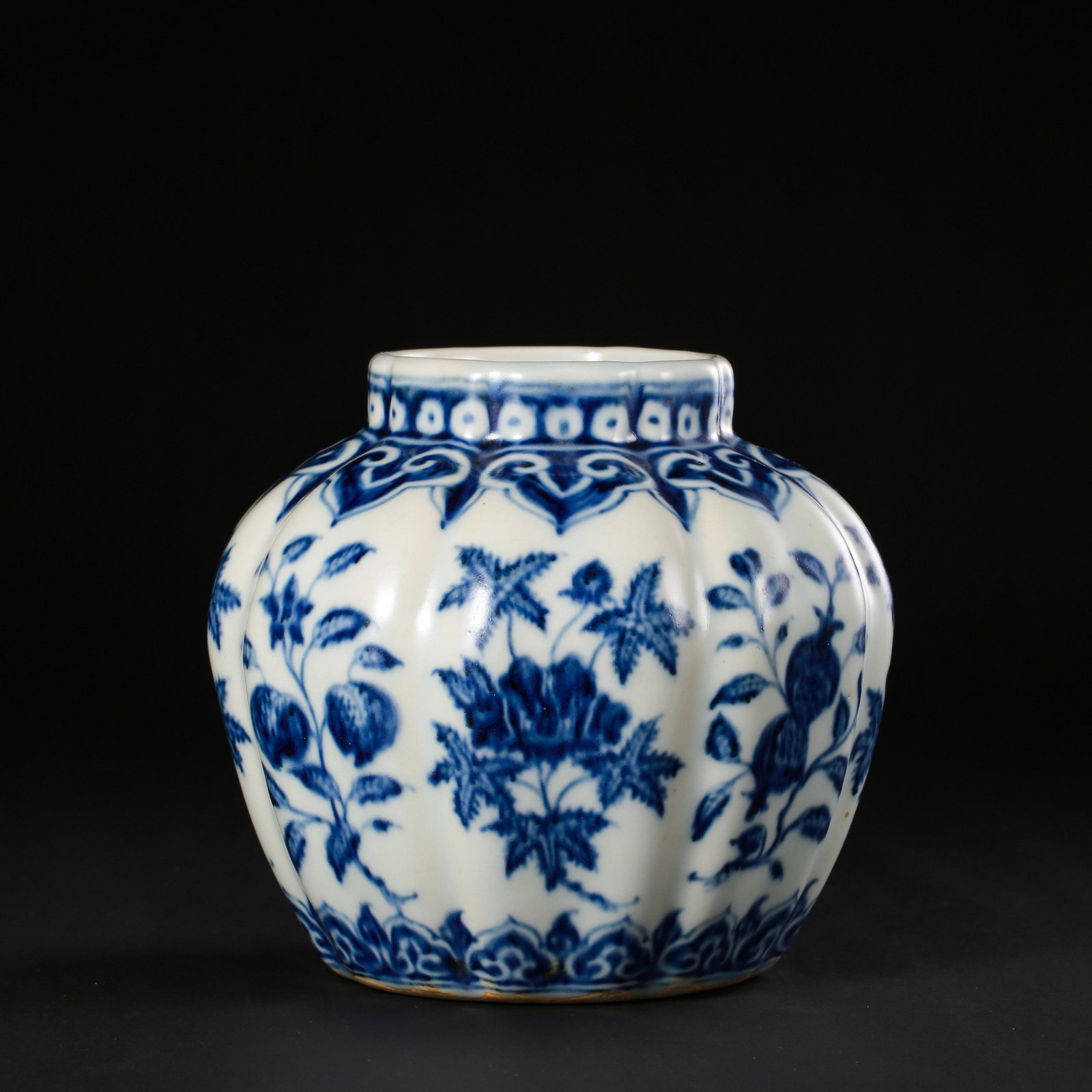 XUANDE BLUE AND WHITE JAR, MING DYNASTY, CHINA, 15TH CENTURY (1 of 8)