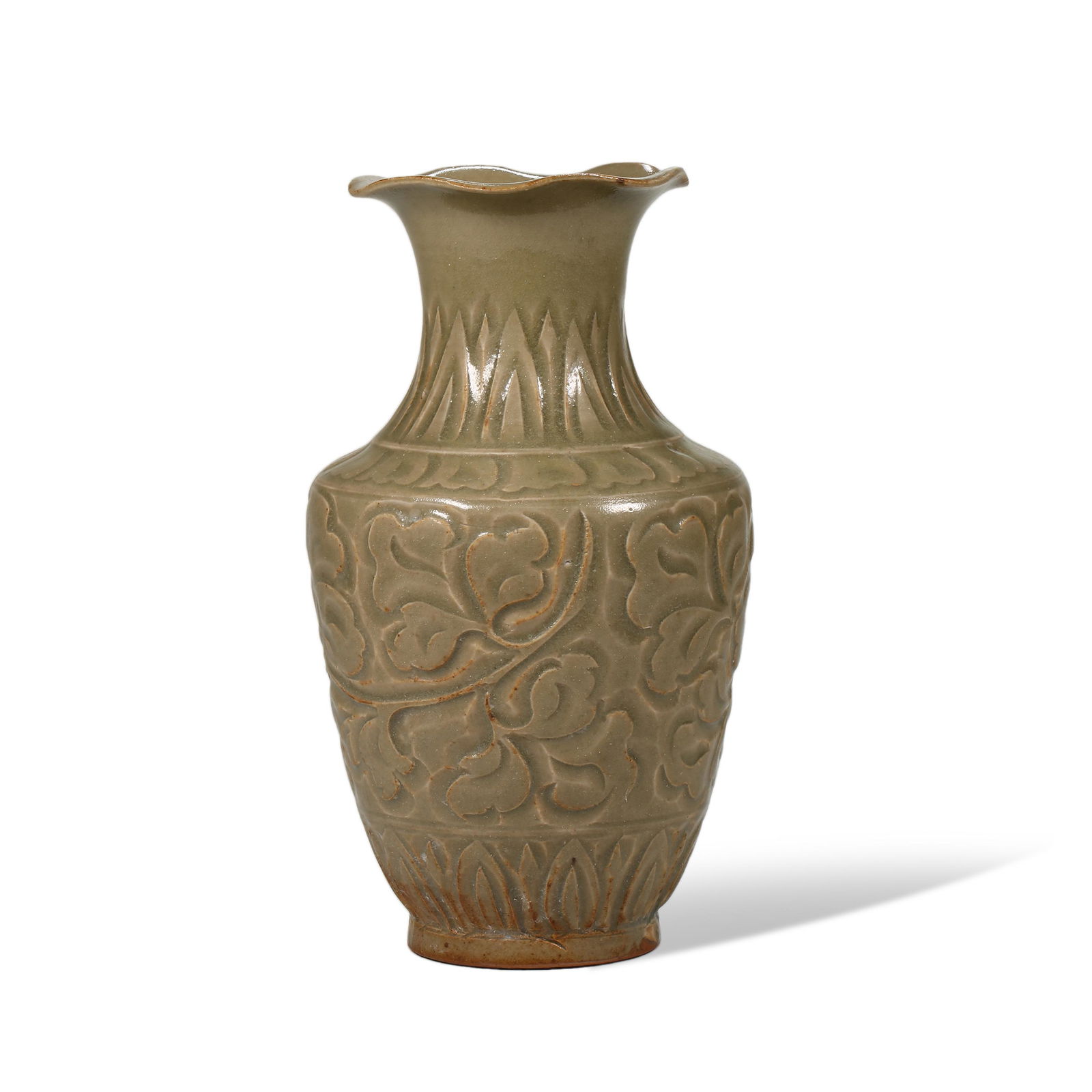 CHINESE YAOZHOU WARE PORCELAIN VASE SONG DYNASTY (1 of 10)