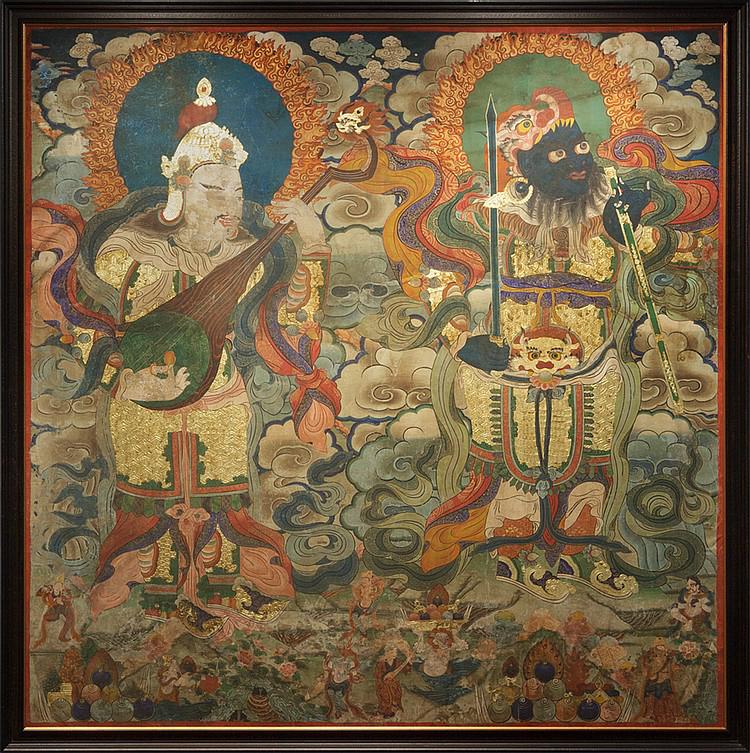 14TH- 17TH CENTURIES TIBETAN THANGKA (1 of 7)