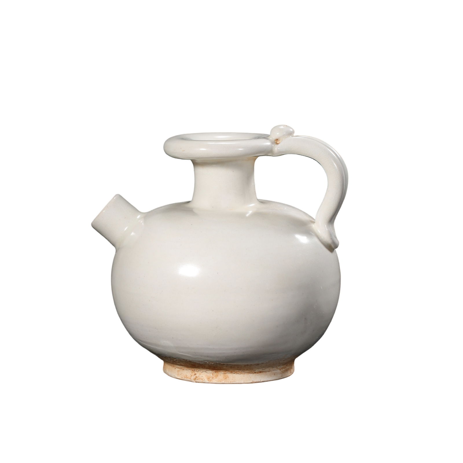 7-10TH CENTURY GONGXIAN WARE WHITE PORCELAIN POT (1 of 11)