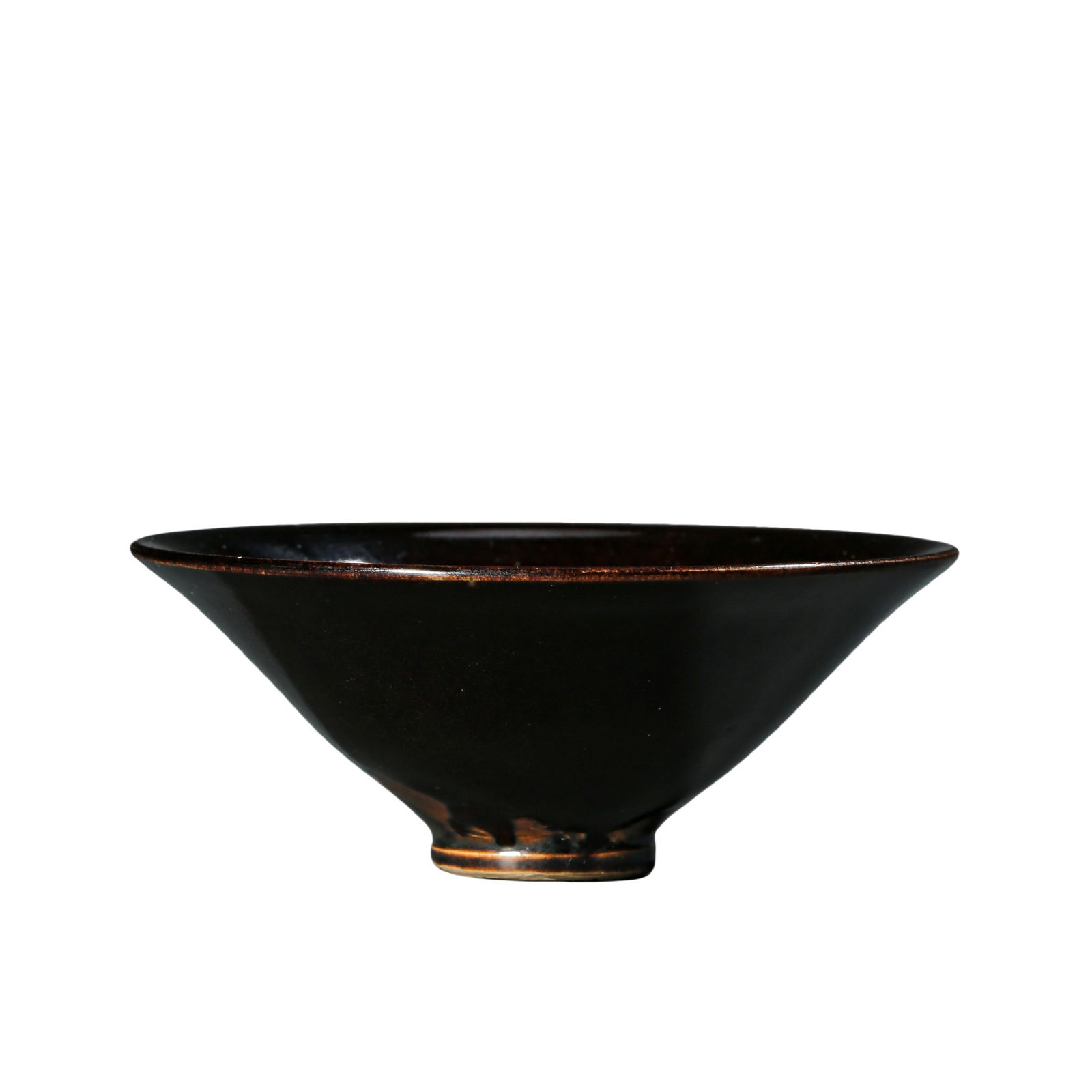 10TH-12TH CENTURY YAOZHOU WARE BLACK PORCELAIN HAT ZHAN (1 of 8)
