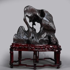 Qing dynasty Taihu stone carving decoration