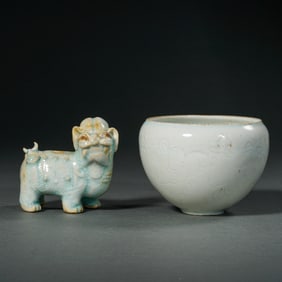 a group of 12th-13th century blue porcelain, Southern Song Dynasty