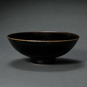 10-13 centuries Song Dynasty black glazed bowl