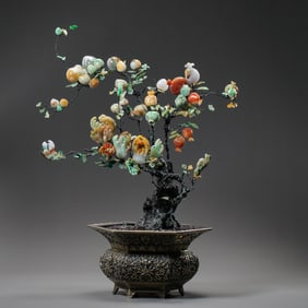 Qing dynasty multi treasure bonsai