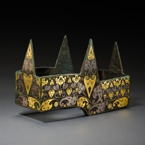 2nd century BC Western Han Dynasty chariot and horse ware inlaid with gold and silver