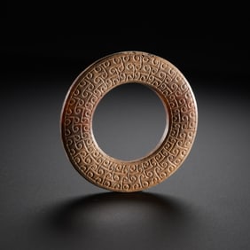 5th century BC to the 3rd century BC Warring States period cloud shape jade piece