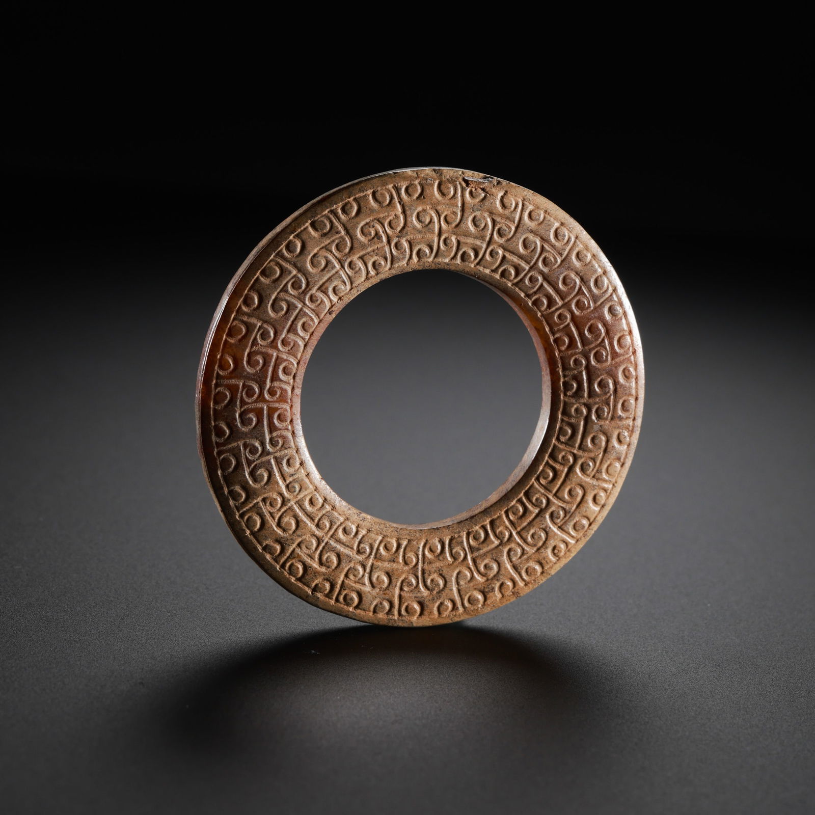 5th century BC to the 3rd century BC Warring States period cloud shape jade piece (1 of 12)