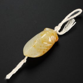 jade cicada, Han Dynasty, 1st to 3rd centuries