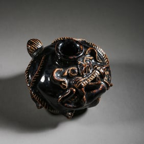 yaozhou ware Black-glazed water bowl, Northern Song Dynasty, 10th to 12th centuries