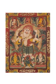Qing Dynasty Tibetan Buddhist thangka