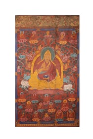 Qing Dynasty Tibetan Buddhist thangka