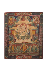 Qing Dynasty Tibetan Buddhist thangka