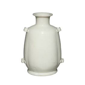 ding ware White porcelain vase, Northern Song Dynasty, 10th to 12th centuries