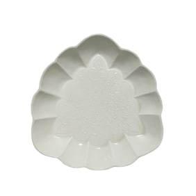 10th-12th century Northern Song Dynasty Ding ware white porcelain flower mouth plate