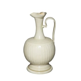 Ding ware white porcelain ewer, 10th to 12th centuries, Northern Song Dynasty