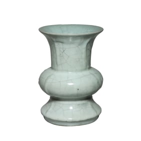 10th to the 13th century official ware flower goblet, Song Dynasty