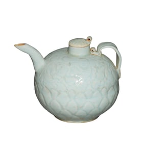 12th-13th century celadon-glazed ewer from Hutian ware, Southern Song Dynasty