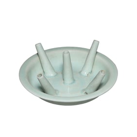 12th-13th century Southern Song Dynasty Hutian ware celadon five-tube brush washer