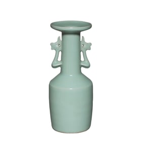 12th-13th century Southern Song Dynasty Longquan ware pink celadon glazed amphora