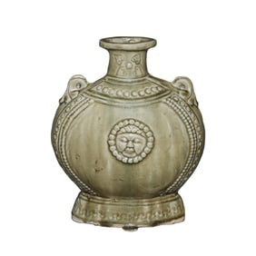 6th-7th century Sui Dynasty Xiangzhou ware double series plastic flat kettle