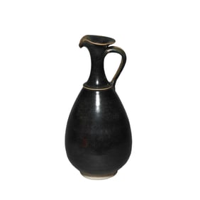 10th to 12th century Northern Song Dynasty Ding ware black glaze ewer