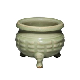 13th-14th century Longquan ware celadon Bagua furnace, Yuan Dynasty