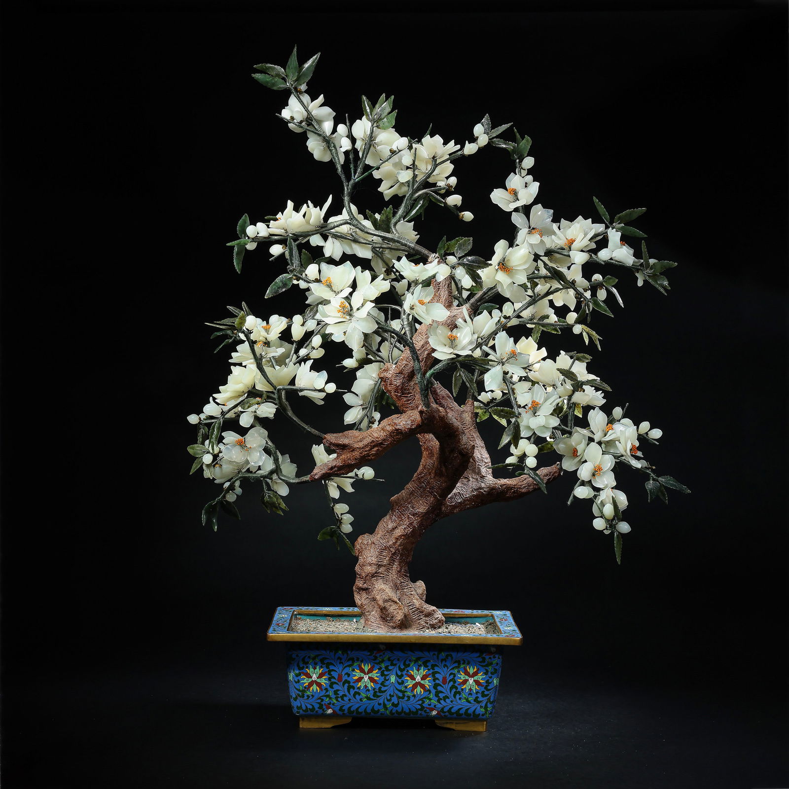 Chinese Qing Dynasty Cloisonne Inlaid Multi-Treasure Bonsai (1 of 8)