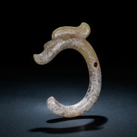 chinese Hongshan Hongshan culture jade C dragon