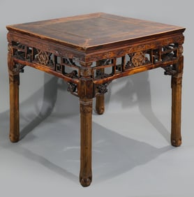 Chinese Qing Dynasty old rosewood eight-immortal table