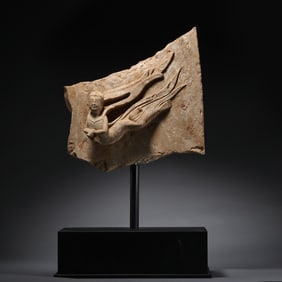 flying fairy stone sculpture from the Liao Dynasty, China