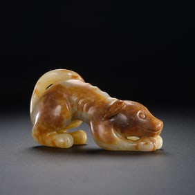 jade dog from the Han Dynasty, China