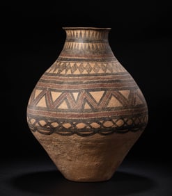 chinese Neolithic Period Majiayao culture painted pottery jar