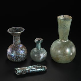 A Group of Glass Bottles, Tang Dynasty, China