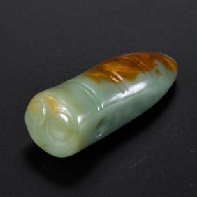 chinese Hongshan Culture Jade Silkworm