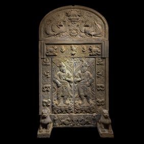 Chinese Tang Dynasty stone tomb door