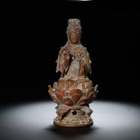 Chinese Liao Dynasty bronze Buddha statue