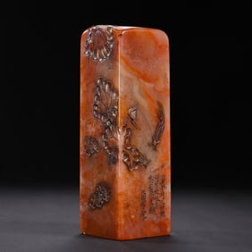 Chinese Qing Dynasty Shoushan stone seal