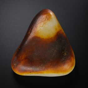 Chinese Qing Dynasty Hetian jade seed material raw stone