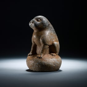 Chinese Tang Dynasty stone rabbit