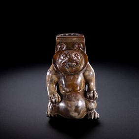 Jade bears from the Han Dynasty
