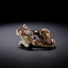 Jade sheep from the Han Dynasty