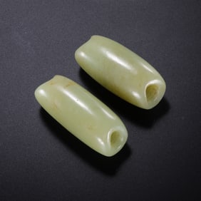 A pair of jade bridles from the Hongshan culture, China