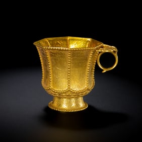 Pure gold cups from the Liao Dynasty, China