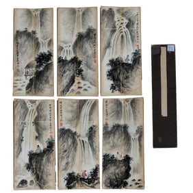 Landscape Album by Fu Baoshi