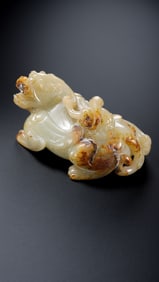 1ST-3RD CENTURY, CHINESE HAN DYNASTY, JADE EVIL SPIRIT