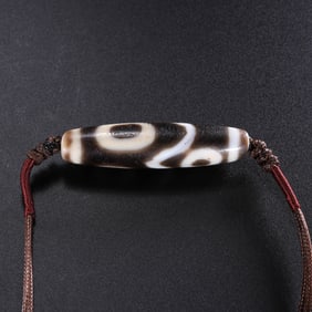 7TH-10TH CENTURY, CHINA TANG DYNASTY PURE DZI BEAD NECKLACE