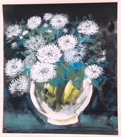 "WHITE CHRYSANTHEMUM" LIN FENGMIAN