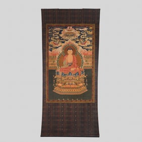 15CENTURY, CHINESE MING YONGLE PERIOD BUDDHIST THANGKA