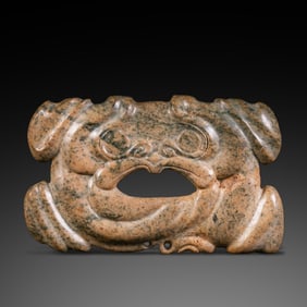 JADE PENDANT FROM HONGSHAN CULTURE, HONGSHAN PERIOD, CHINA, BEFORE MING DYNASTY